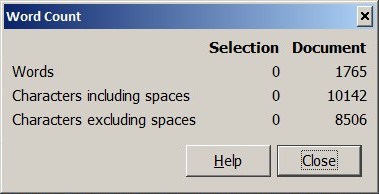 Confluence Help Links Word Count