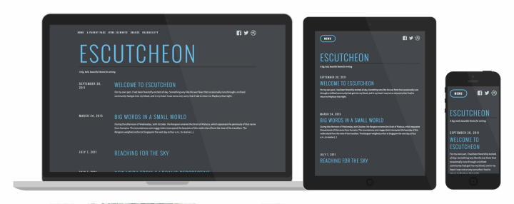 Escutcheon Responsive WordPress Theme