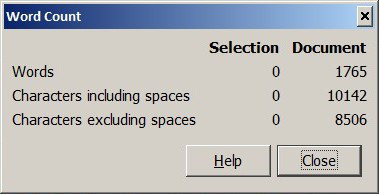 Confluence Help Links Word Count