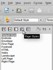 page styles